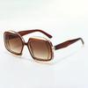 Модные Оверсайз Солнцезащитные Очки Мужские Новые Конфетные Цвета Оправа Градиентные Повседневные Очки Женские Фирменный Дизайн Пляжный Отпуск Солнцезащитные Очки