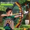 Большой зачарованный лук и стрелы из Minecraft - Креативный студенческий сувенир