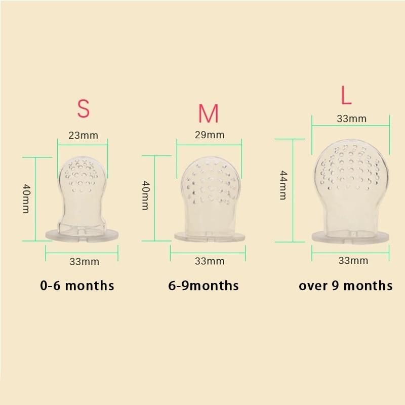 Детская соска Fresh Food Nibbler Детские пустышки Кормушка для детей Фруктовая соска для кормления Безопасные принадлежности Соска-соска Бутылочки-соски