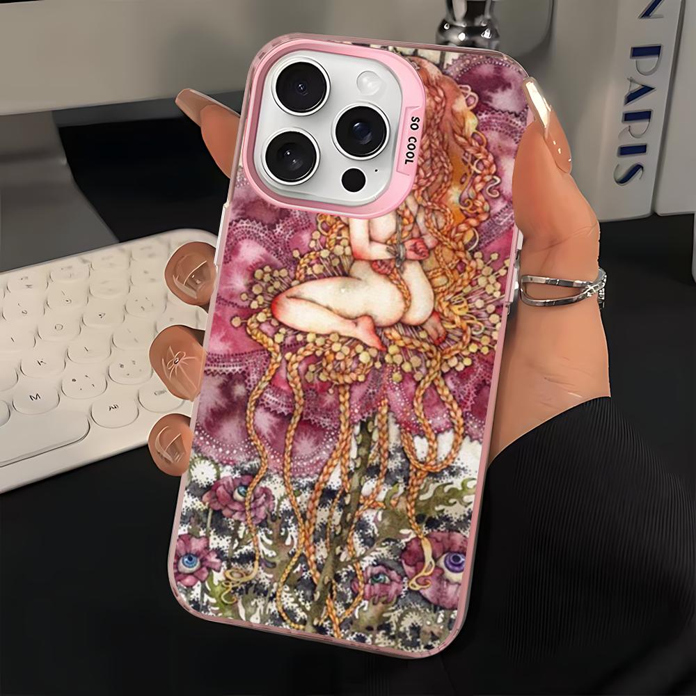 Продажа чехла для телефона Aya Takano для iPhone 16 15 14 13 12 11 Pro Max X XR XSMAX 8 7 Plus Матовая противоударная задняя крышка