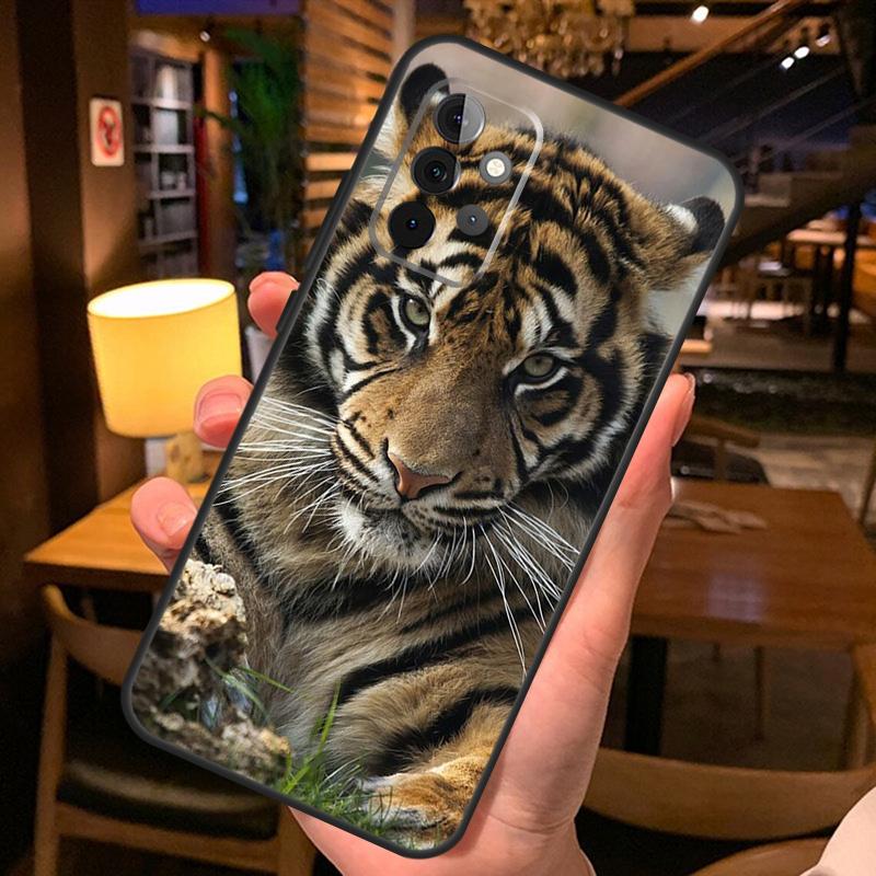Чехол Животное Тигр Для Samsung Galaxy A36 A56 A26 A16 A06 A53 A33 A13 A12 A32 A52 A55 A35 A15 A54 A34 A14