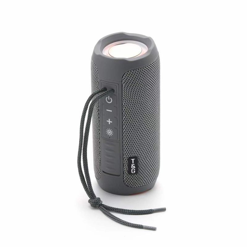 Водонепроницаемый портативный Bluetooth-динамик TG227 со светодиодом и FM-радио