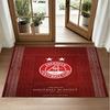 Aberdeen FC Design Crystal Velvet Rug Soft Decorative Mat for Bedroom Entrance