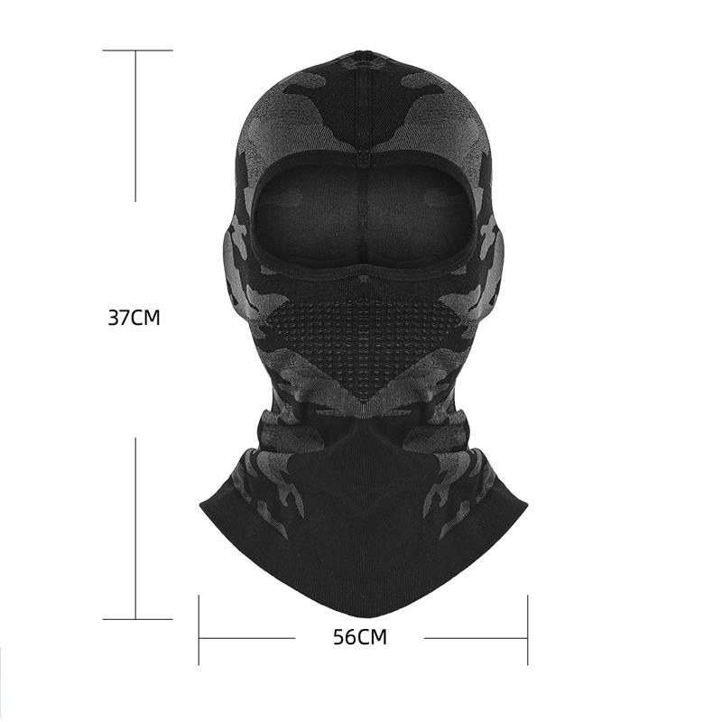 Зимняя термомотоцикл Балаклава ветрозащитная лыжная полнолицевая маска капюшон шлем шляпа