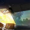 Выдвижная солнцезащитная шторка Функциональная солнцезащитная шторка ПВХ солнцезащитный козырек для дома и путешествий