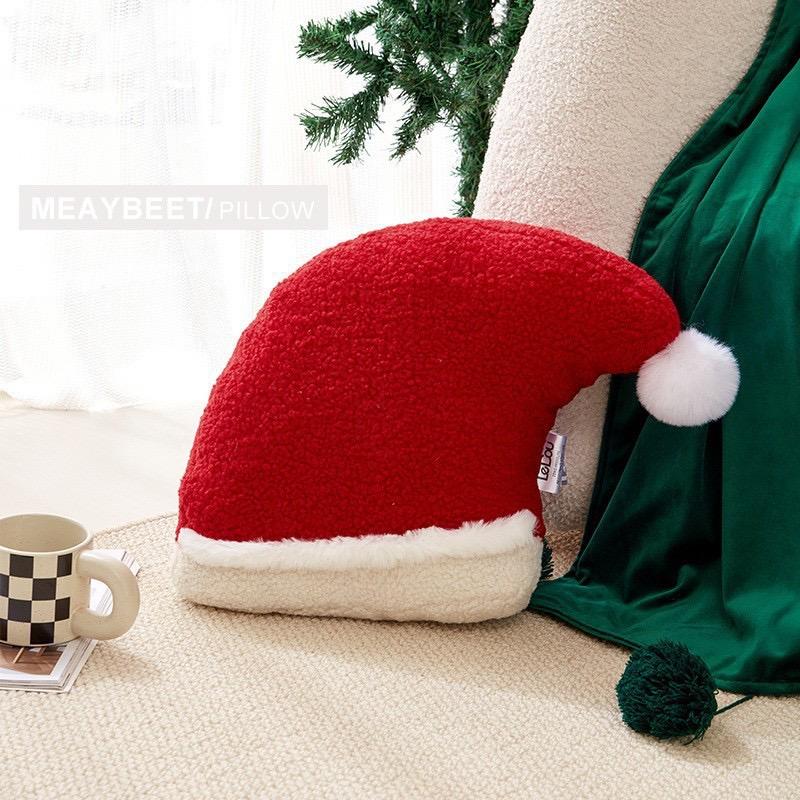 Christmas Tree Socks Ginger Bread Plush Toys Pillow Stuffed Chocolate Cabin House Decor Candy Cane Xmas Parsty Pillow Doll
