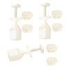 Flower Pattern Moon Cake Press Molds Cookie Stamps Chinese MidAutumn Moon Cake Maker Decorating Tool for Making Cookie