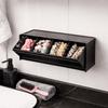 Plastic Magnetic Refrigerator Storage Box Wall Mounted Side Hanging Storage Rack  Bathroom