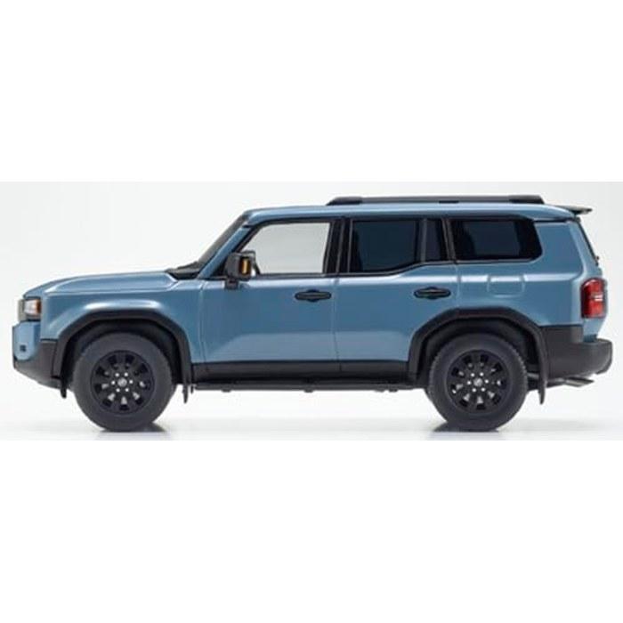 Kyosho 1/43 Toyota Land Cruiser 250 ZX Версия с опциональными колесами. (Дымчатый синий) KS03927SB