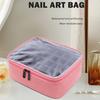 Сумка для хранения лака для ногтей, большая вместимость, застежка-молния, чехол для переноски эфирных масел