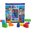 Mattel Mega Bloks Block Pack for Ages 1 and Up Year and DCH63 80-Piece (Block Set) [1 Up] [Gift]
