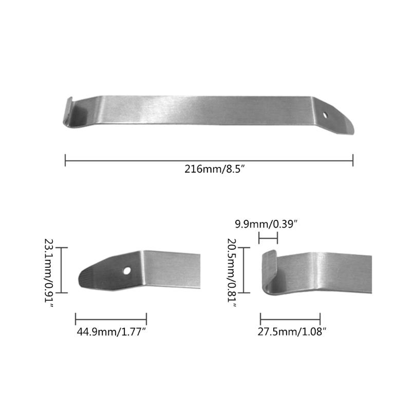Инструмент для снятия автоматической обшивки, металлический для приборной панели автомобиля, радионавигационная панель, разборка обивки, внутренняя и внешняя подставка