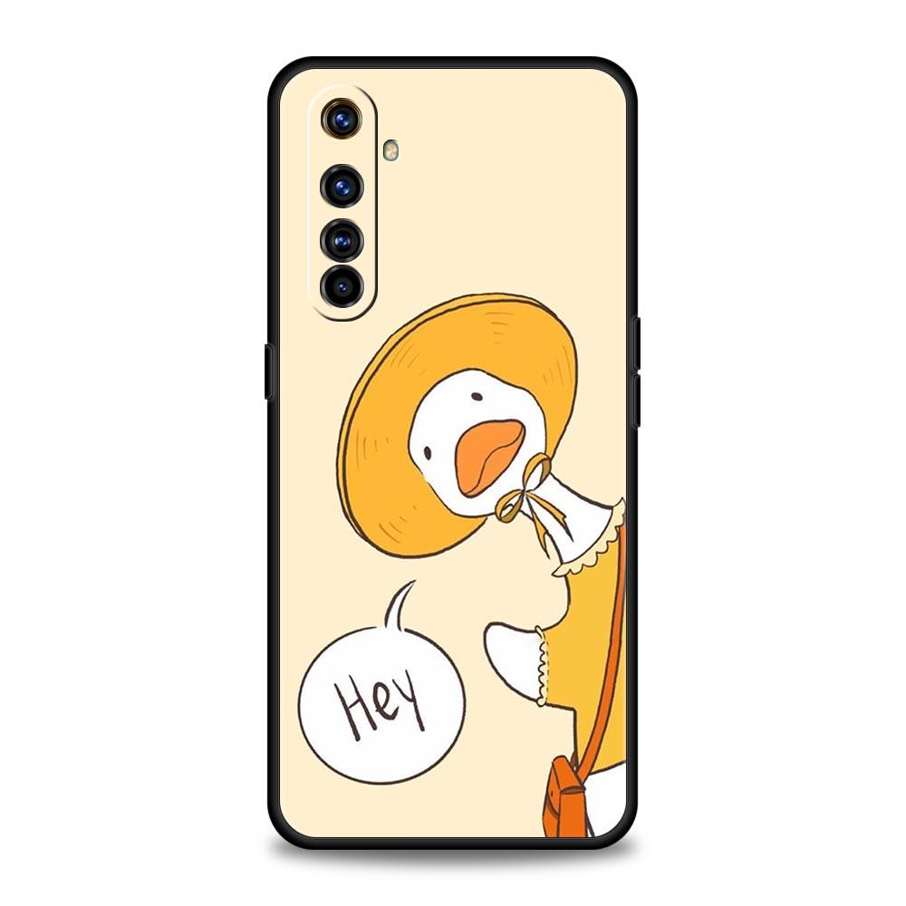 Смешной чехол для телефона с уткой для Realme 13 12 10 9 8 7 GT3 GT5 GT2 Pro Plus 5G C21 C25 C35 GT Neo 2 3 3T 5