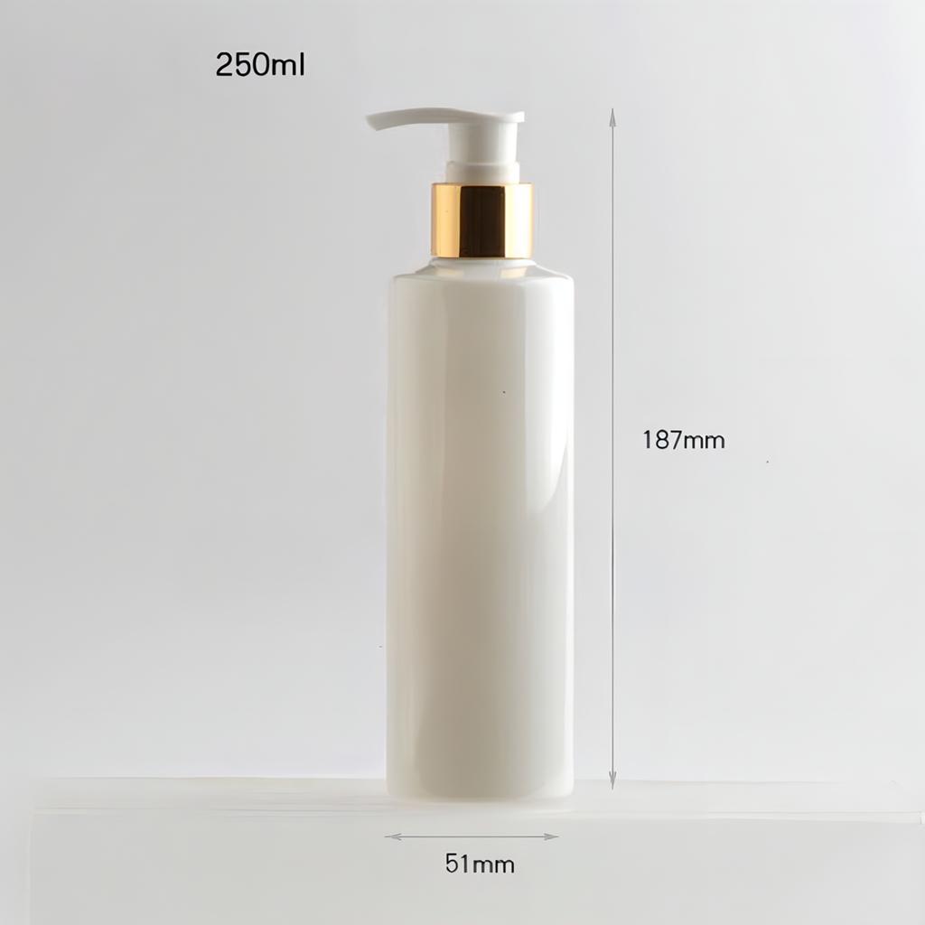 1шт 100 мл пластиковый пустой лосьон золотой насос бутылки шампунь контейнер дозатор