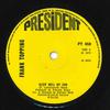 7-дюймовая пластинка ФРЭНК ТОППИНГ - Спи спокойно, мой сын PT458 President 1976 UK Поп Б/у