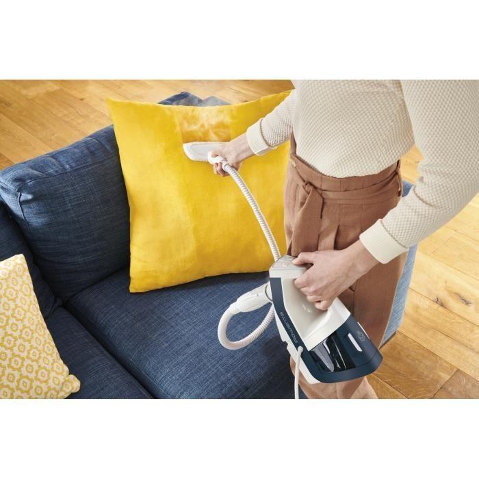 ROWENTA RY8561WH Clean&Steam Multi Nettoyeur Vapeur 2 En 1, Nettoie, Aspire, Tous Types De Sols Et Surfaces, Nombreux Accessoires