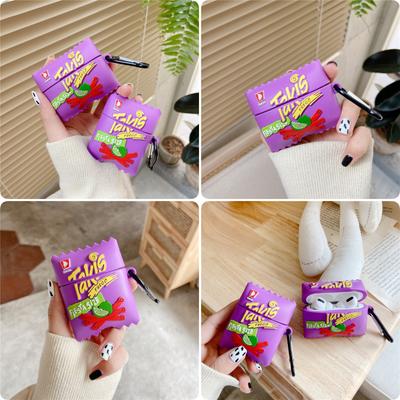 Для Airpods Case, Takis Purple Potato Chips Food противоударный защитный чехол для наушников для Airpods Pro 2 Case для детей