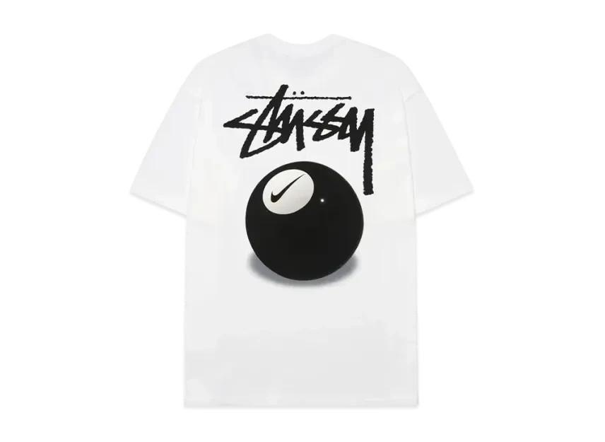 Футболка Stussy Nike SS 8 Ball Белая