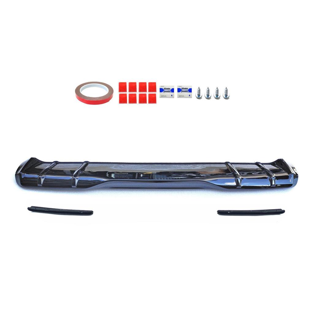 Комплект обвеса Civic 11-го поколения US Sport 2022 г.: Передний сплиттер, боковые юбки, задний спойлер и диффузор.