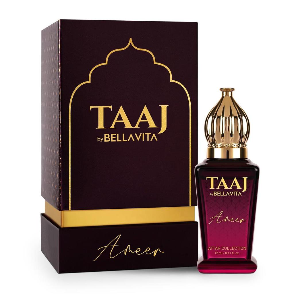 Bella Vita Luxury TAAJ Ameer Attar с лимоном, бобами тонка, ванилью и пачули для мужчин и женщин