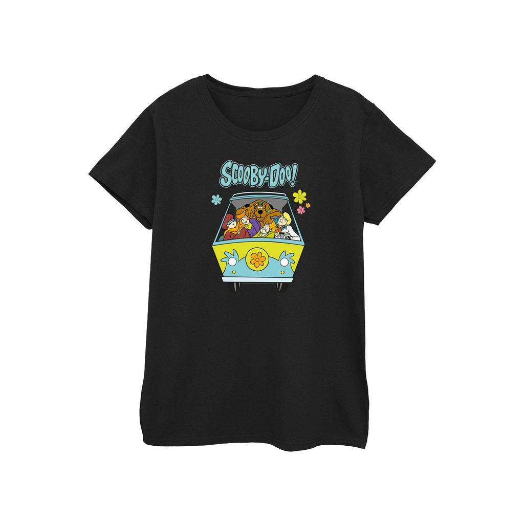 Scooby Doo Womens/Ladies Mystery Machine Group Cotton T-Shirt