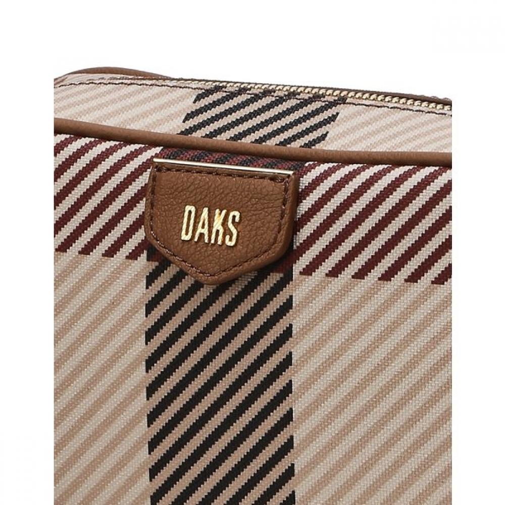 Daks Brown Great House Check Cross Bag