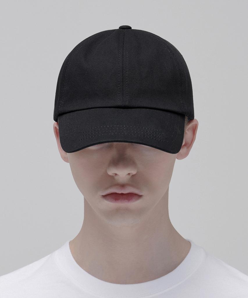MUSINSA STANDARD Big Size Cotton Ball Cap [Black]