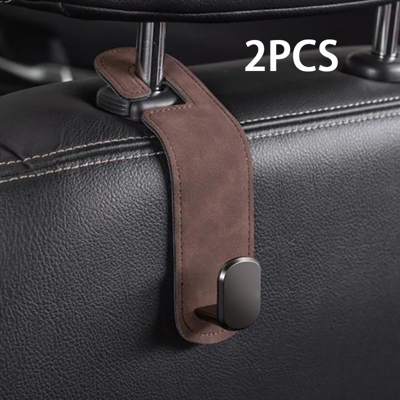 2Pcs Hook Hidden Car Seat Headrest Hook Auto Back Seat Organizer Hanger Handbag Clothes Bracket Car Interior Accessories