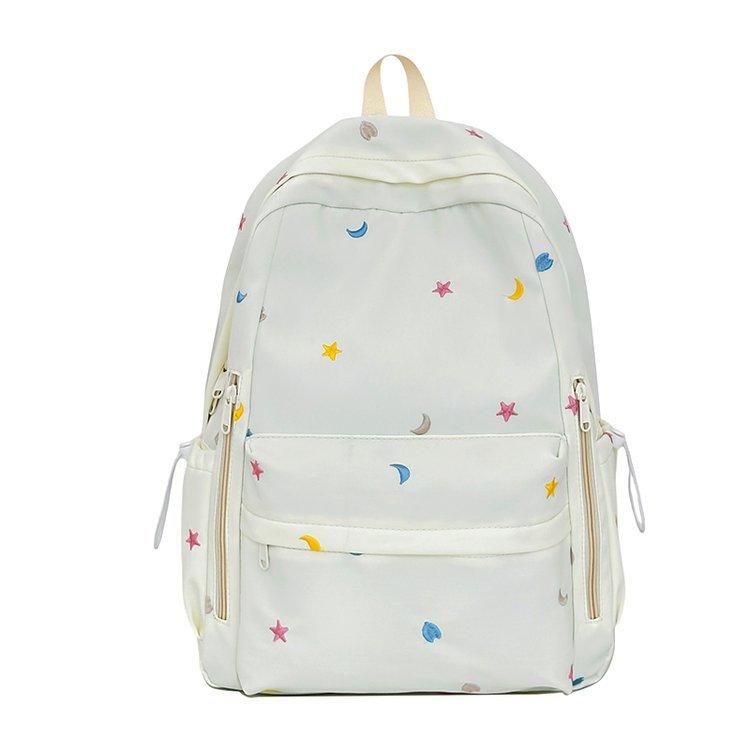 Schoolbag Summer School Bag Female Junior High School Student Niche ins Large Capacity Backpack Japanese Travel College Student Backpack