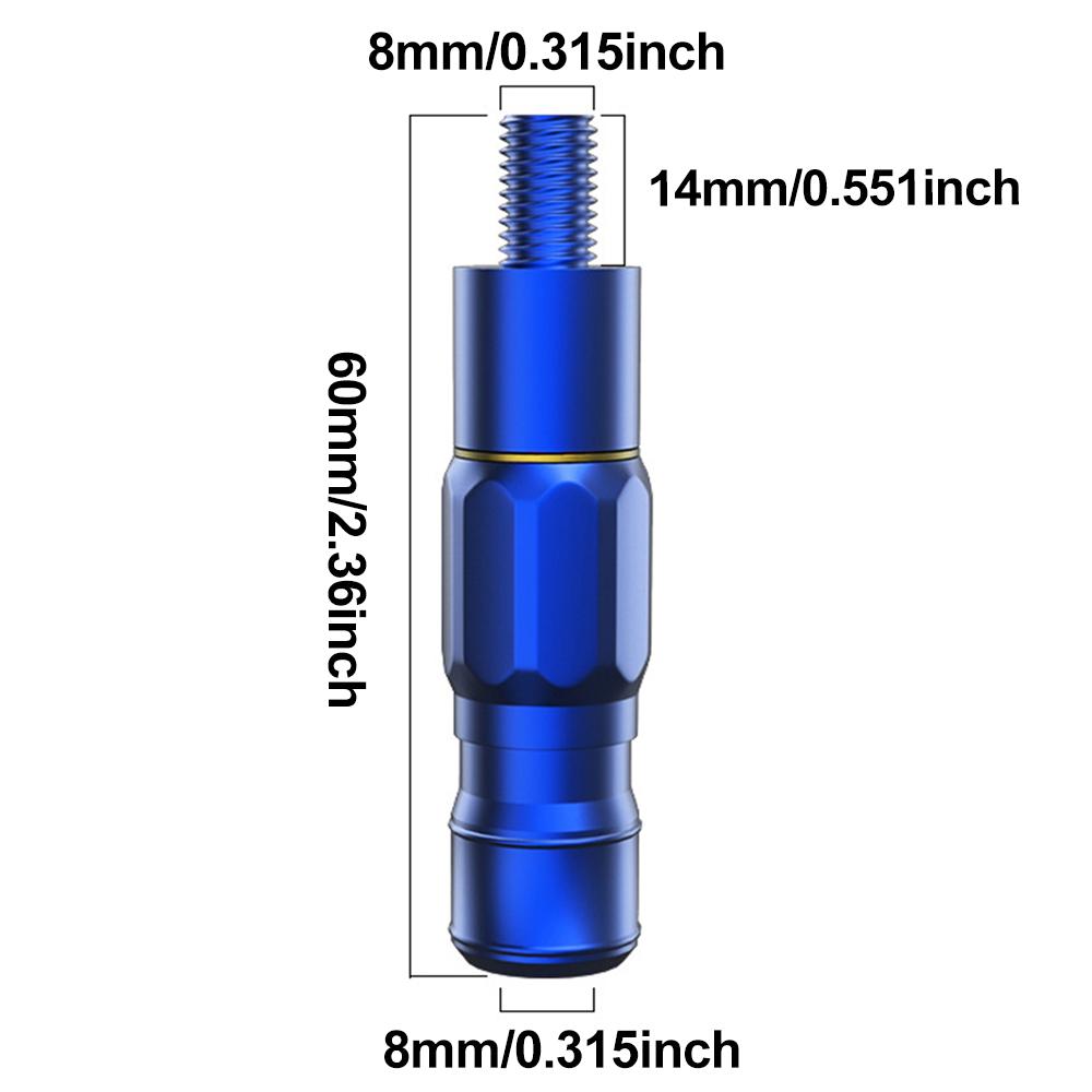 Anti-Rotation Fishing Net Adapter | 65mm Quick Install, Aircraft Alu, 8mm Thread