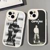 Чехол для телефона O-Opium Rap Playboi Carti для iPhone 16 15 14 13 12 11 Pro Max Plus 16E Мягкая кожаная крышка