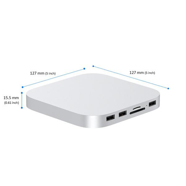 MC25H Silver Mini: 1 pc Aluminum Alloy for Macmini M4