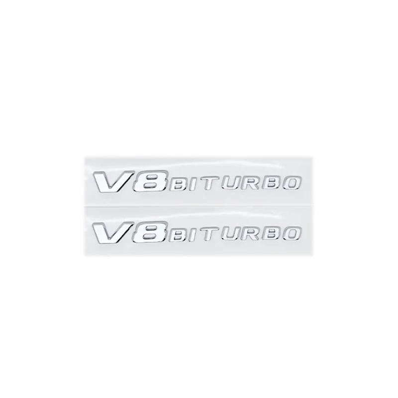 Car Tuning For Mercedes Benz C Class W204 W205 C63 C63S Letter Logo 3D ABS Sticker Car Rear Trunk Emblem Nameplate Decals