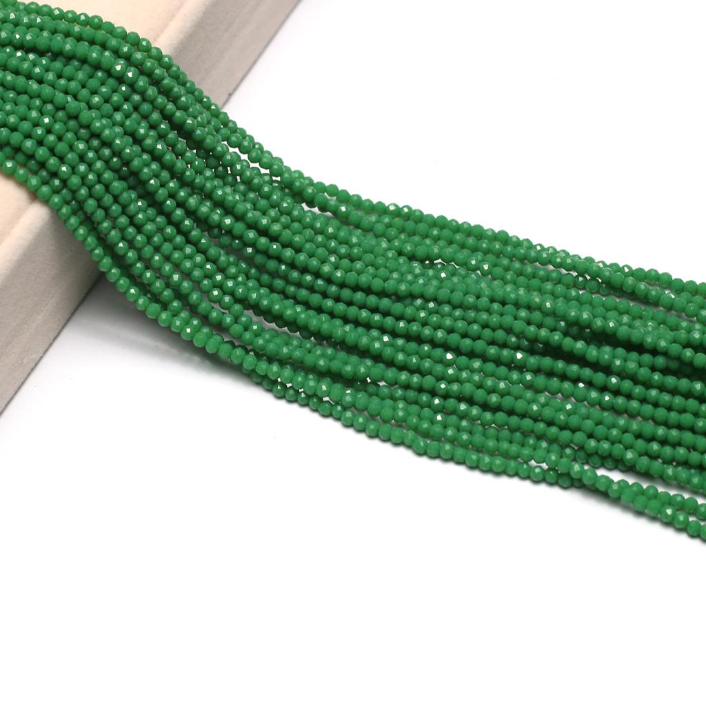 10 ниток, лечебные бусины из натурального камня, зеленая шпинель, 3 мм, круглые, свободные, разделительные бусины для самостоятельного изготовления ювелирных изделий, ожерелья, браслета, ко Дню Святого Патрика, 38 см