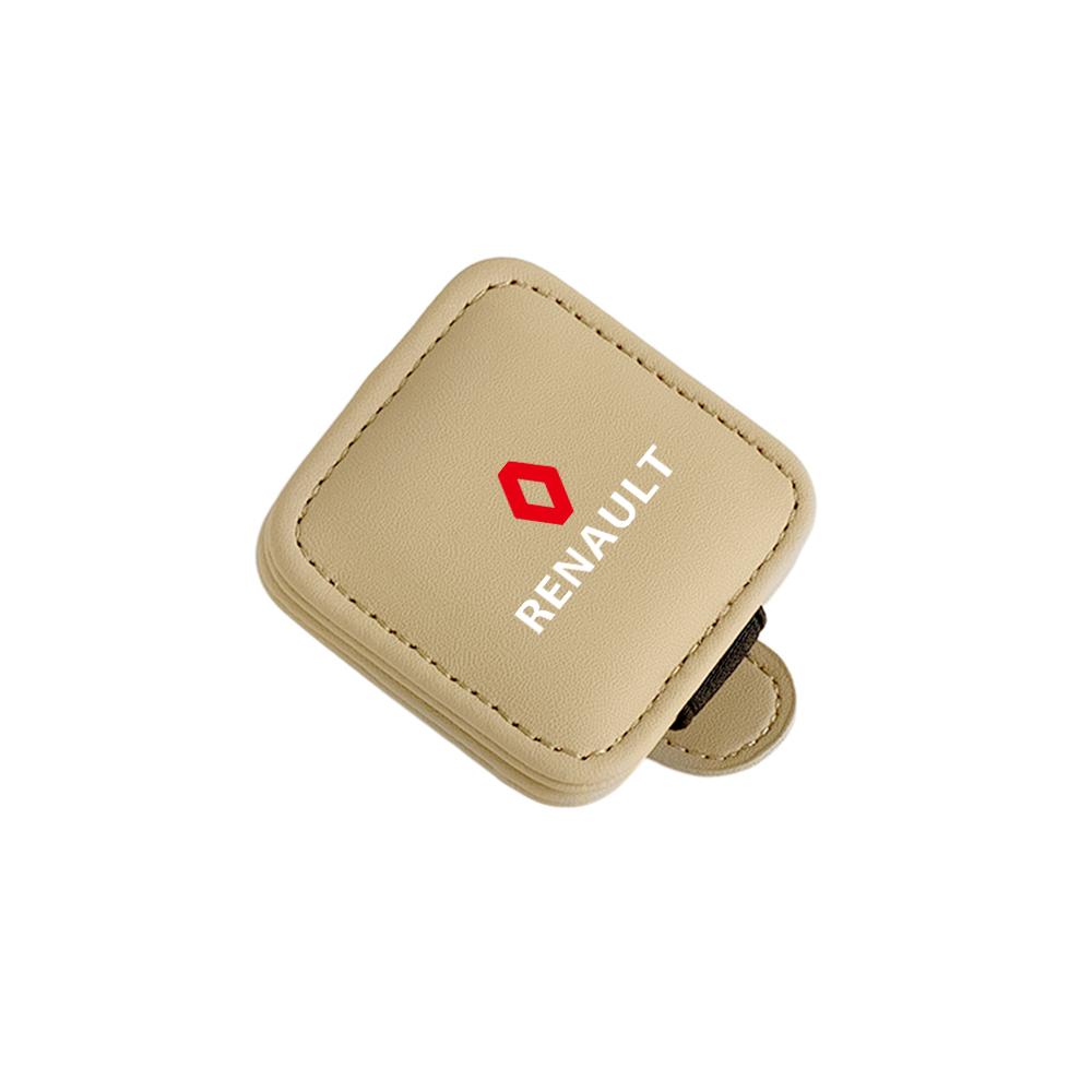 Car Sun Visor Glasses Clips Sunglasses Clamp Card Ticket Holder For Renault DACIA Kadjar Fluence Talisman Megane 4 Koleos Captur LL60