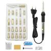 60W/80W Wood Burning Engraving Soldering Iron Pen Temperature Adjustable Soldering Iron Welding Embossing Pyrography Tool Set