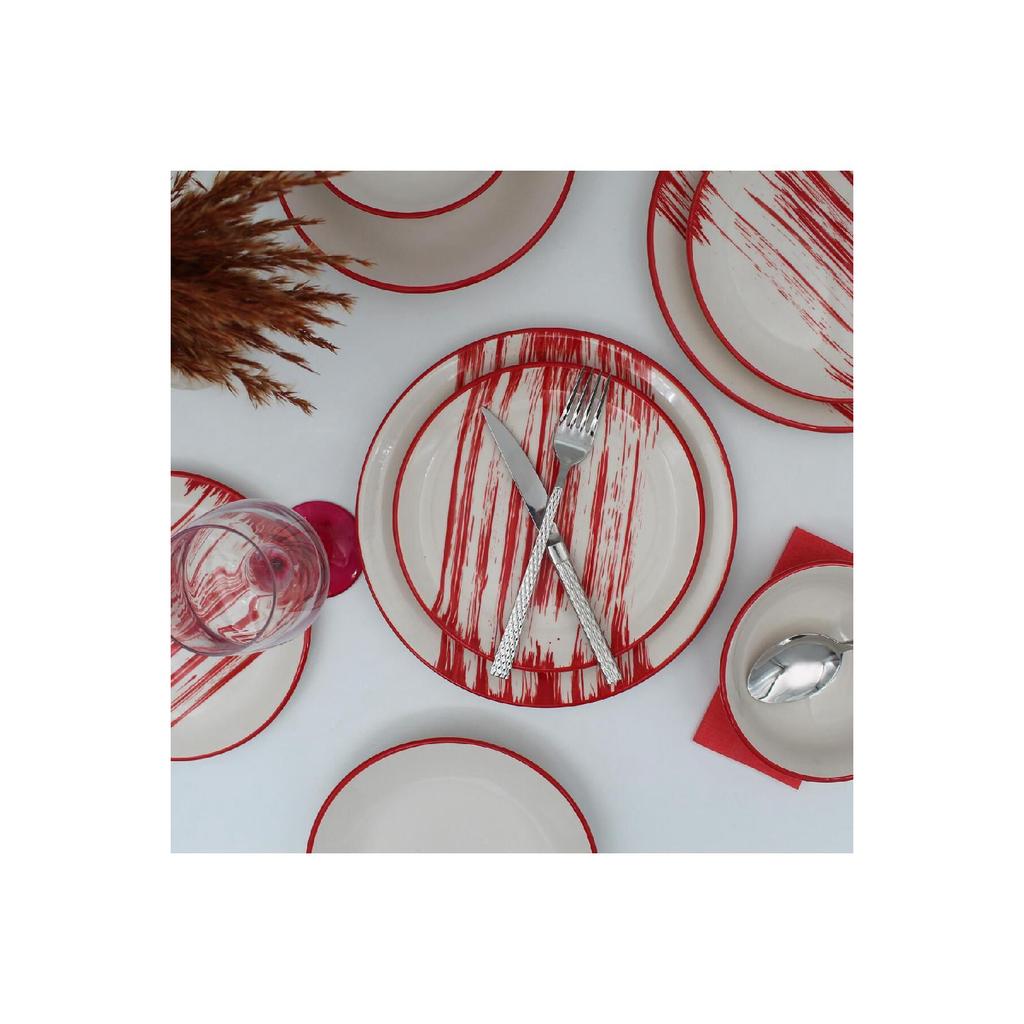 Carmen 8 Piece Dinner Set For 2 Persons Patterned