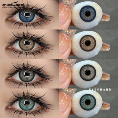 Цветные контактные линзы Последние модели Синие контактные линзы Серые и черные контактные линзы Коричневые натуральные линзы Цветные косметические линзы 1 пара