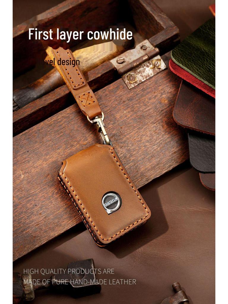 Чехол для ключа Volvo ручной работы для XC60, XC90, S90