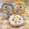 Дети бьют крота игрушка мультфильм утка кнопка портативный игровой автомат портативный дорожный малыш мальчики девочки обучающая игра пресс крот