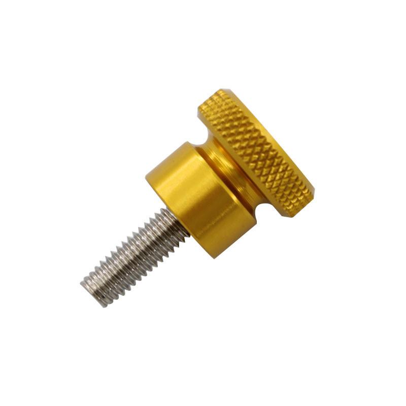 Премиальные винты быстрого съема подушки сиденья без инструментов в серебристой, черной и золотой отделке