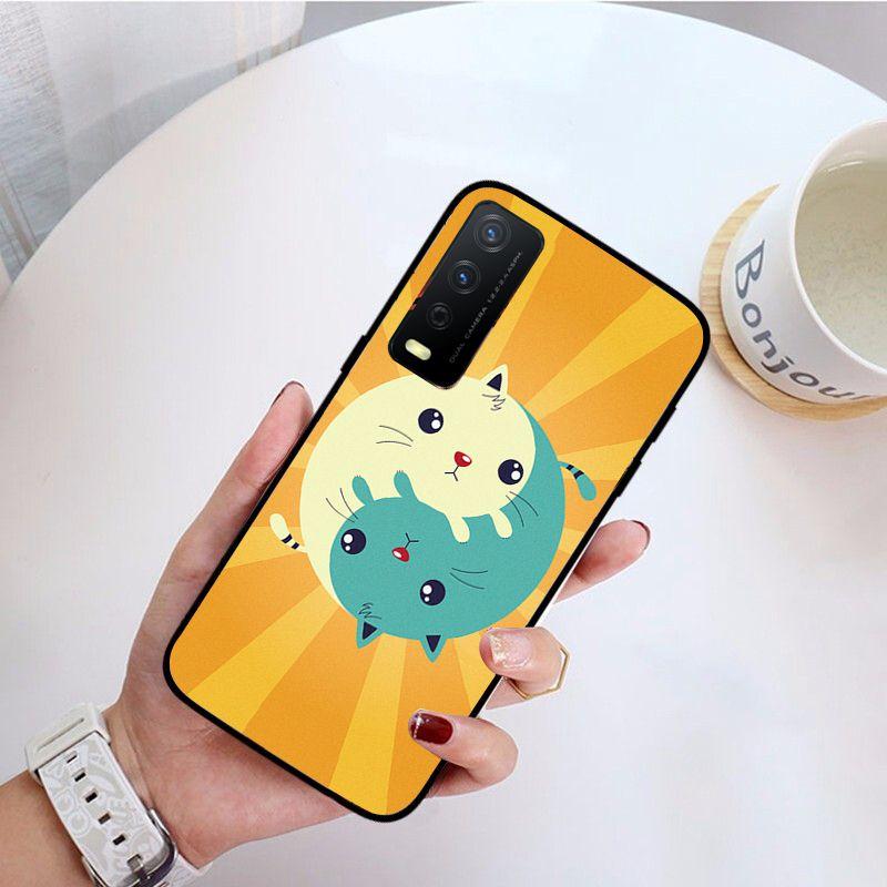 Чехол для телефона «Инь Ян с рыбой» для vivo Y31 Y30 Y33S Y11S Y12S Y17 Y20 Y20S Y21 Y21S Y1S Y53S Y15 Y19 Y91C V23 5G, чехол