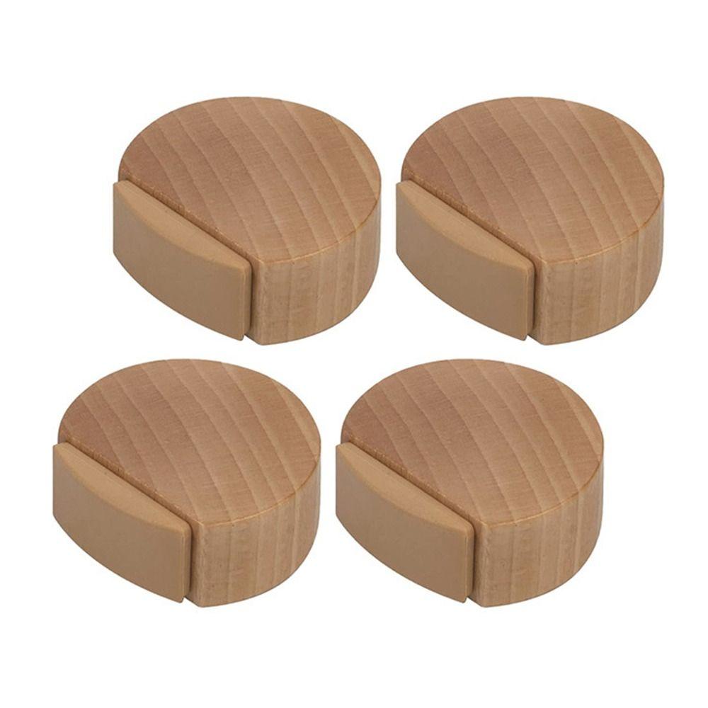 Защита стен, пола и мебели, деревянный стопор для двери, деревянный ограничитель для двери, противоударный стопор для двери, задний стопор для двери