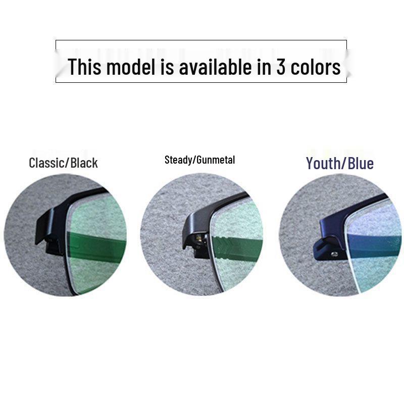 Мужские HD Фотохромные Титановые Очки с Половинной Оправой от Синего Света для Близорукости