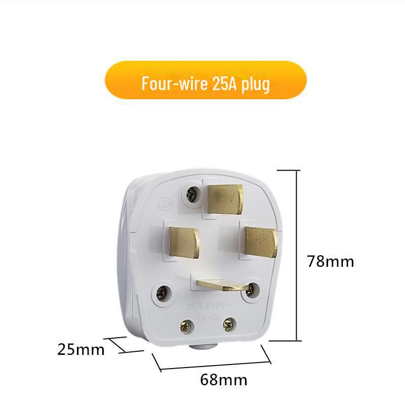 Розетка для кондиционера типа 86 высокой мощности, 20 А с выключателем и 25 А трехфазная четырехпроводная панель