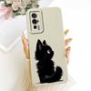 Simple Design For Redmi K60 5G Case Cat Butterfly Silicone Back Cover For Redmi k60 K60 Pro 5G 22127RK46C Phone Cases Bumper