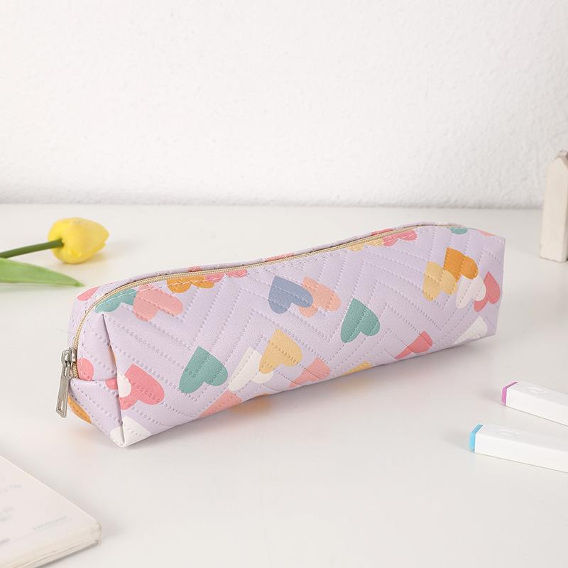 1 шт. Мини милый дизайн пенала для студента милый пенал в форме сердца маленькая портативная ручка ластик сумка для хранения школьные принадлежности