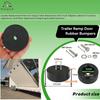 Набор из 4 шт. Прочные резиновые бамперы 2,5 дюйма для дверей-рамп прицепов и грузовых автомобилей - Амортизирующие дверные стопоры с комплектом болтов/гаек, Универсальная установка