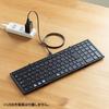 Sanwa Supply Keyboard Mobile Wireless A Full Size Pantograph Black Складная/Перезаряжаемая (USB-соединение) СКБ-WL35BK