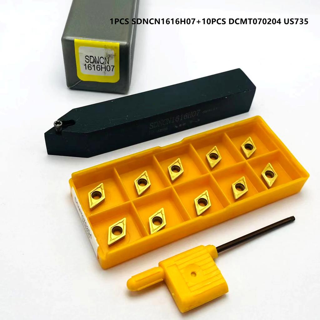 SDNCN1010H07 SDNCN1212H07 SDNCN161H07 SDNCN2020K07 Наружный держатель инструмента для транспортного средства.dcmt070204 Твердосплавный вставной инструмент для токарного станка с ЧПУ